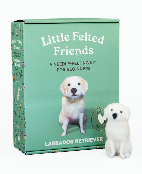 Little Felted Friends: Labrador Retriever : Dog Needle-Felting Beginner Kits with Needles, Wool, Supplies, and Instructions