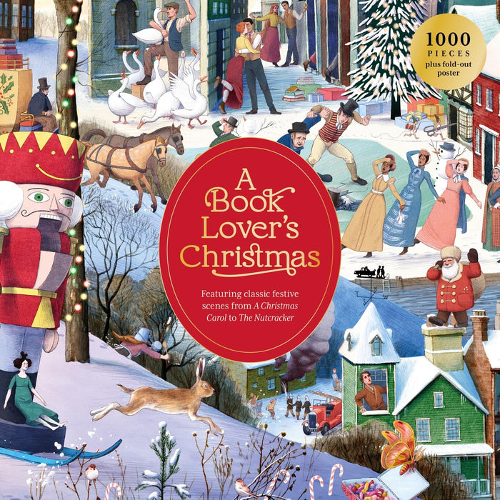 A Book Lover's Christmas : A 1000-piece jigsaw puzzle